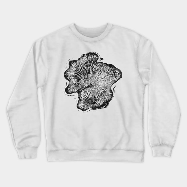 Tree Ring Year Crewneck Sweatshirt by hitext